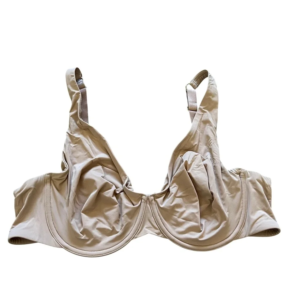 ThirdLove 24/7 Unlined Classic Bra Nude Microfiber Underwire 38C RN139833